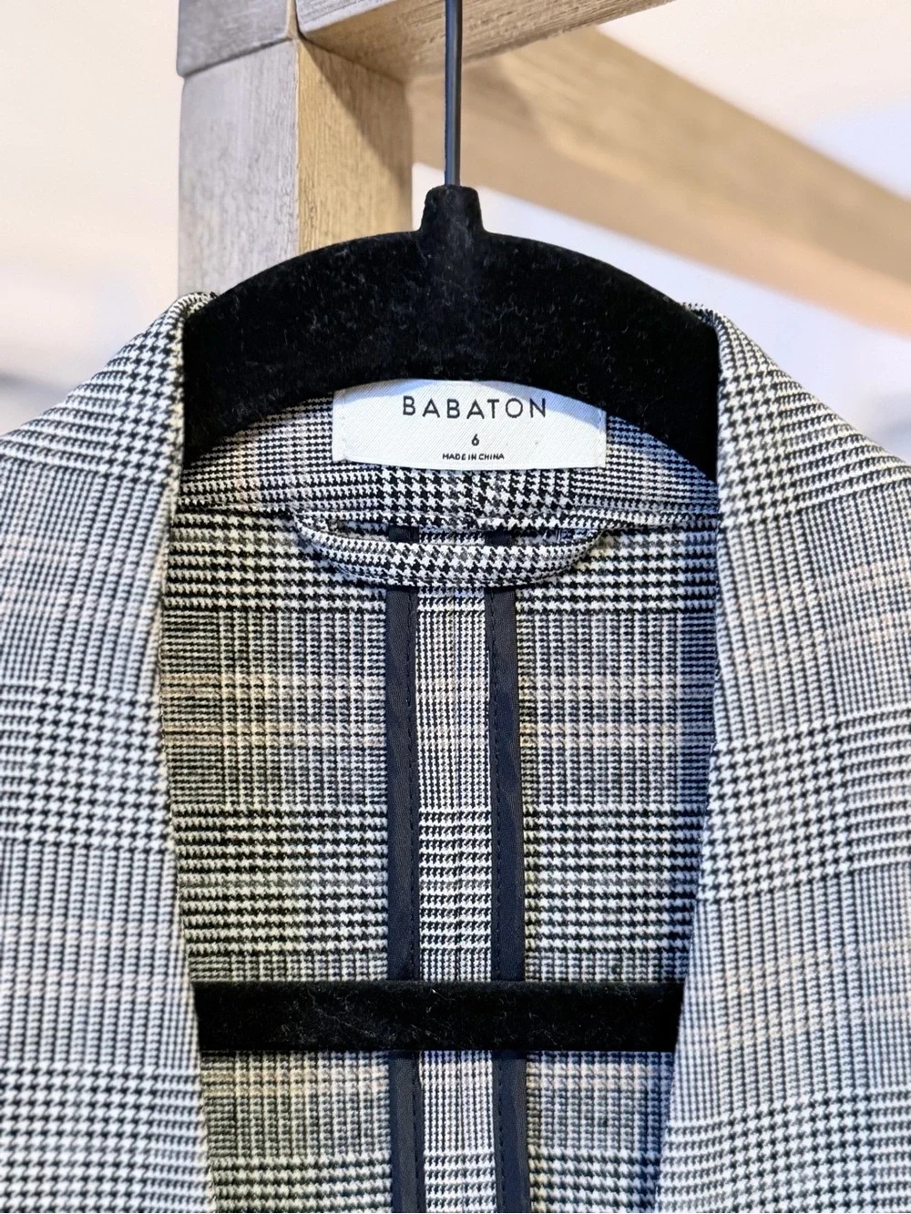 Aritzia Open-Front Blazer in Grey